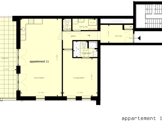 Type 2, Villa Zorgvliet Eerste Verdieping , Wolphaartsdijk