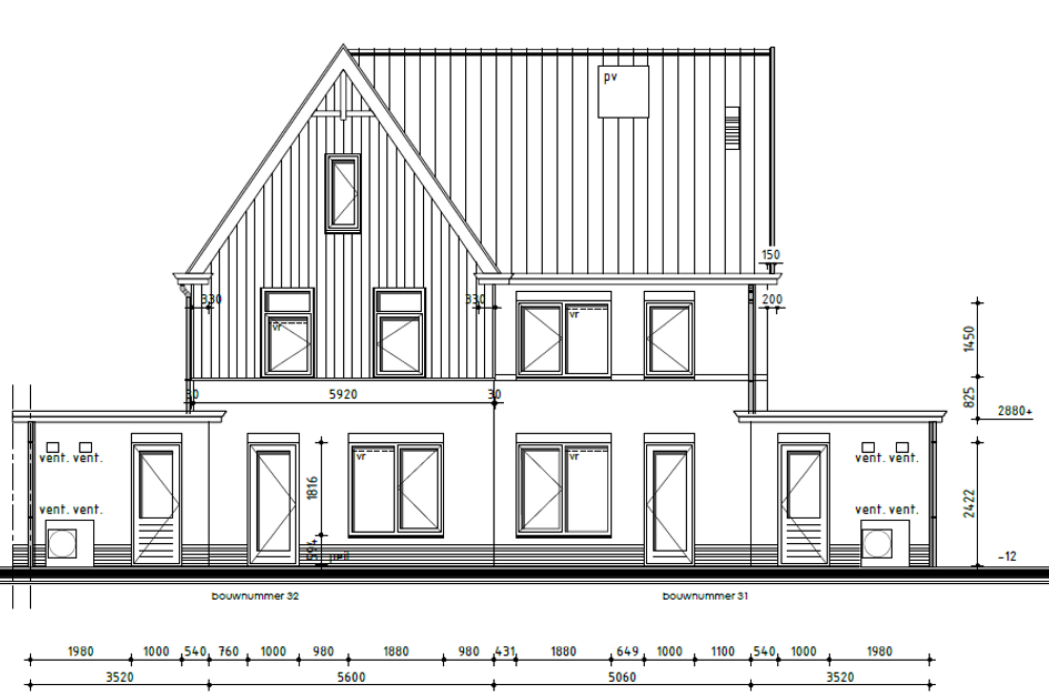 Twee-onder-één-kapwoning 