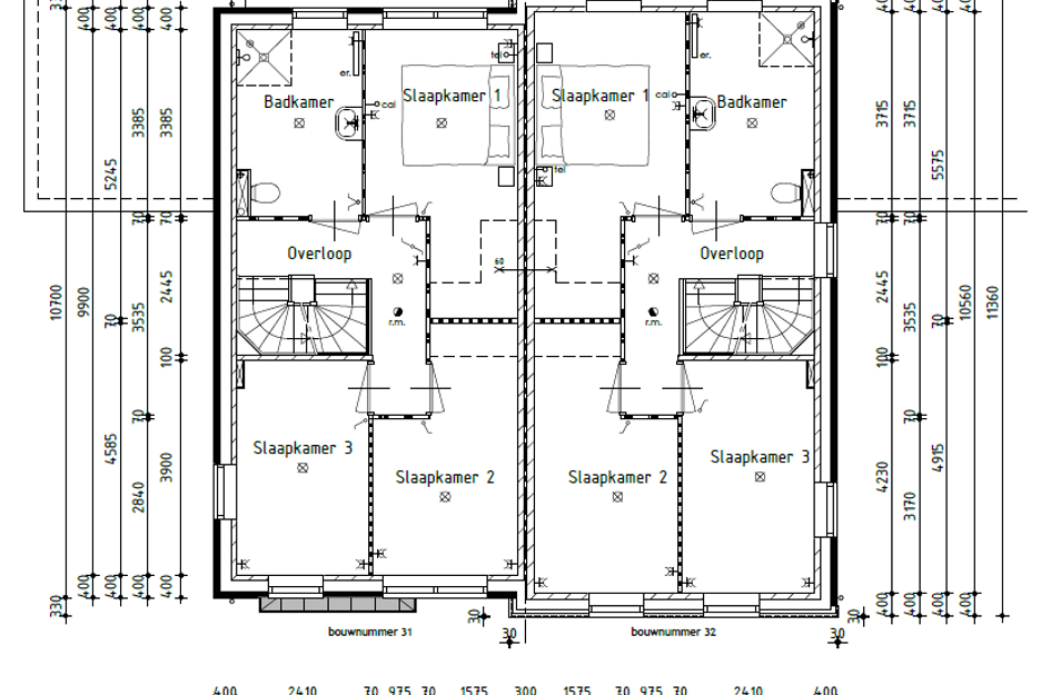 Twee-onder-één-kapwoning 