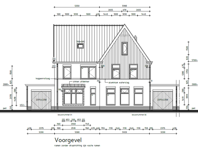 Twee-onder-één-kapwoning , 'T Zand