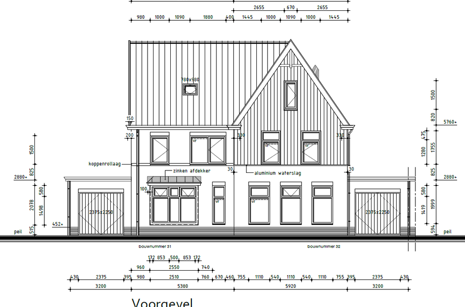 Twee-onder-één-kapwoning 