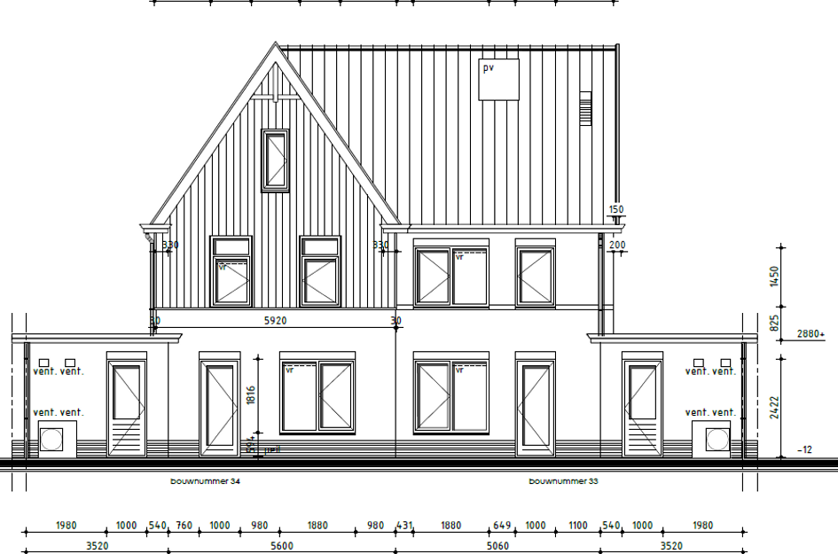 Twee-onder-één-kapwoning 