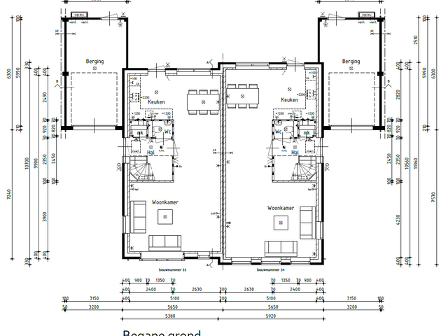 Twee-onder-één-kapwoning , 'T Zand