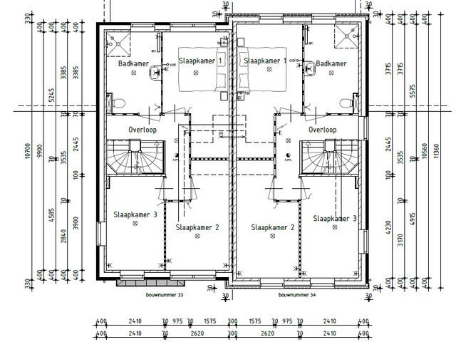 Twee-onder-één-kapwoning , 'T Zand