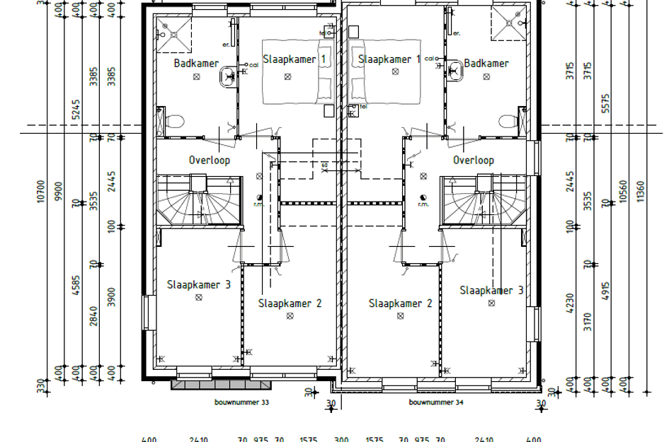 Twee-onder-één-kapwoning 