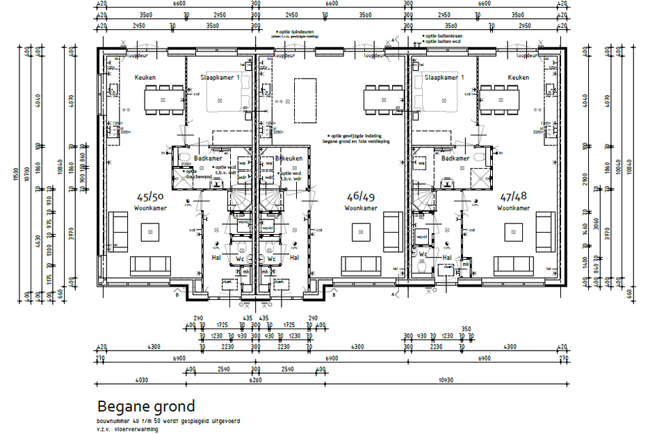 3/1 kap - tussenwoning met punt 