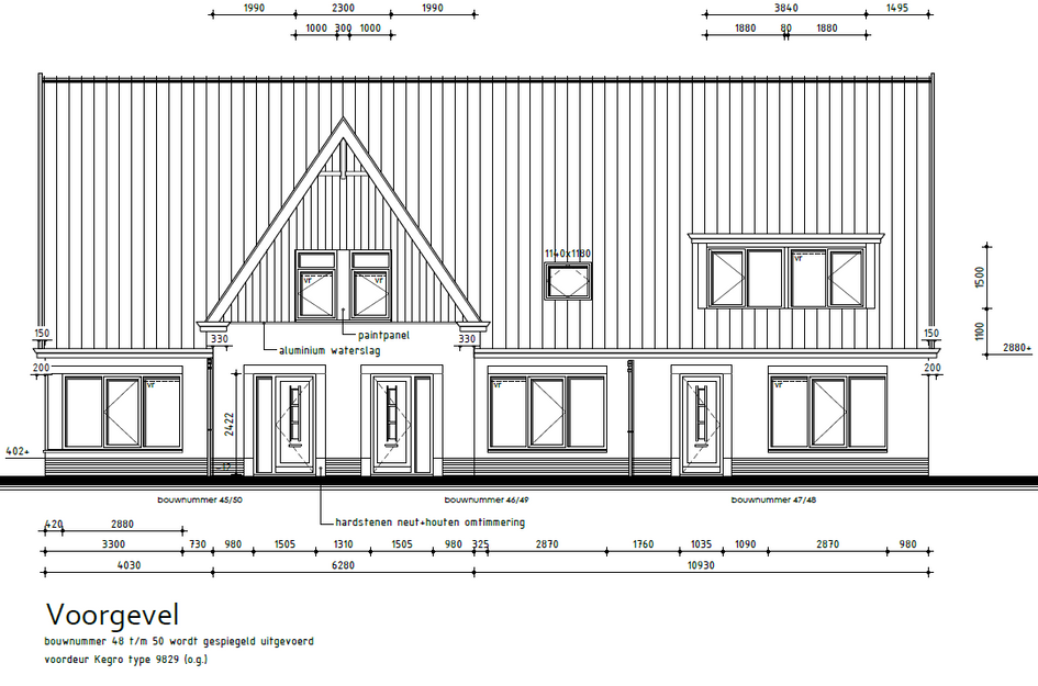 3/1 kap - tussenwoning met punt 