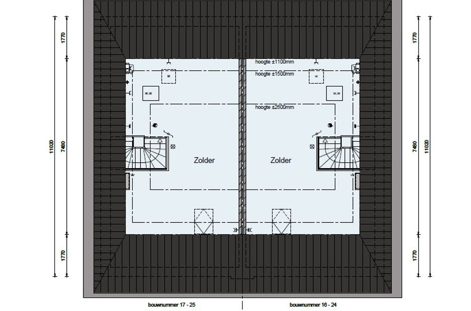 Twee-onder-een-kapwoningen 