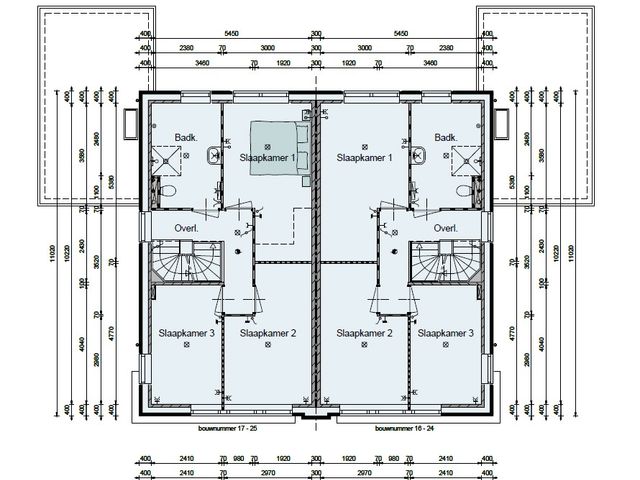 Twee-onder-een-kapwoningen , Den Oever