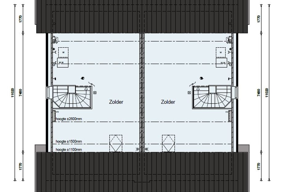 Twee-onder-een-kapwoningen 