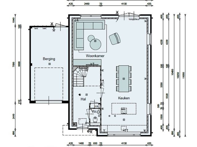 Vrijstaande woningen , Den Oever