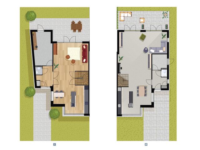 Twee-onder-een-kapwoning , Sliedrecht