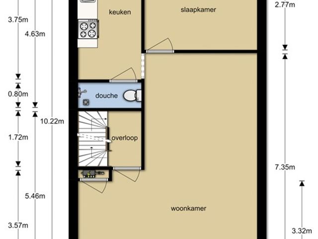 Eerste Schinkelstraat 2A1, Amsterdam