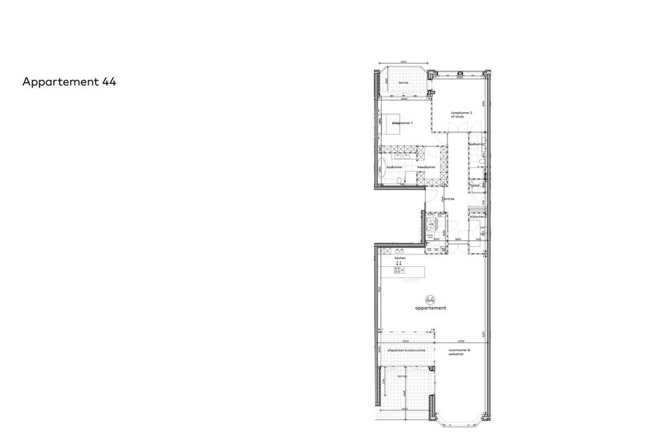 Gebouw II - Eerste verdieping 