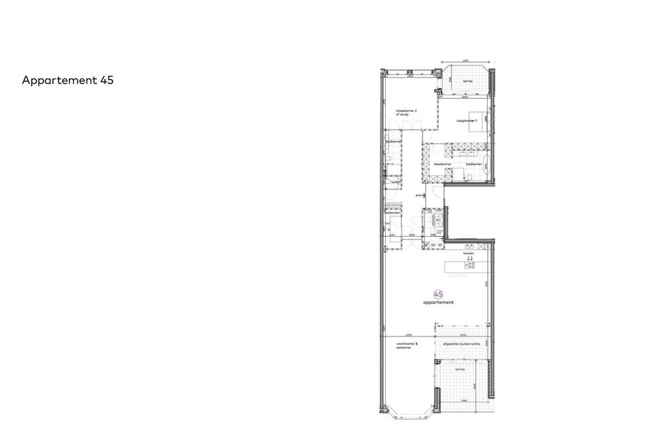 Gebouw II - Eerste verdieping 