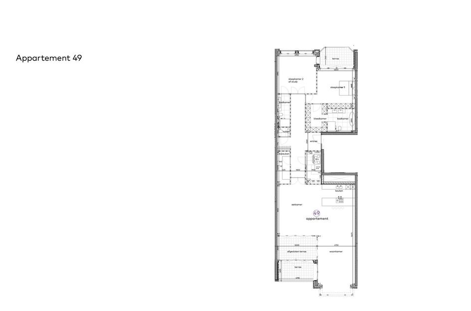 Gebouw II - Tweede verdieping 