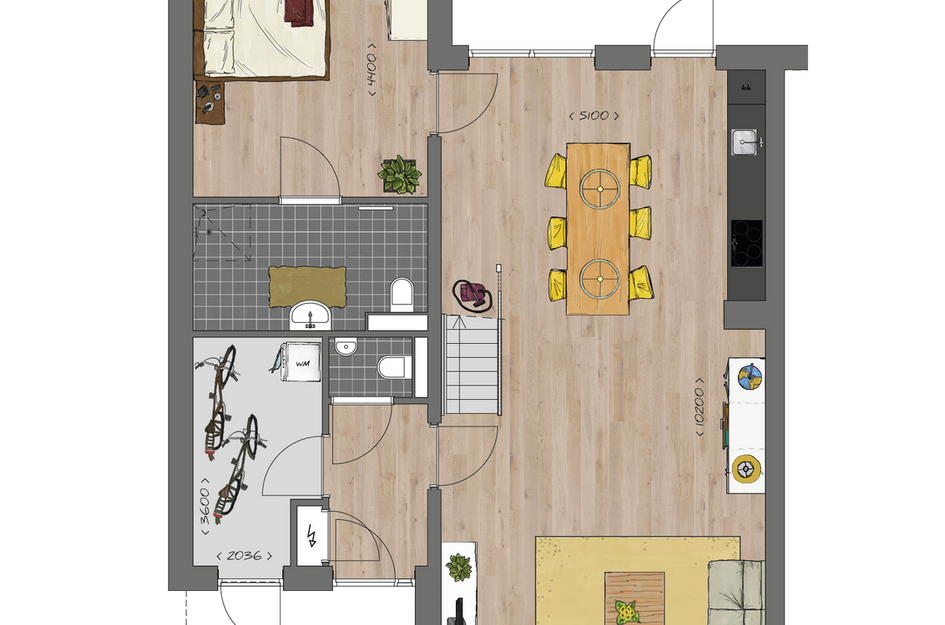 Twee-onder-een-kap woning 