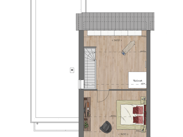 Twee-onder-een-kap woning , Fijnaart