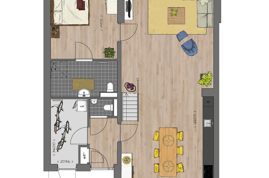 Twee-onder-een-kap woning 