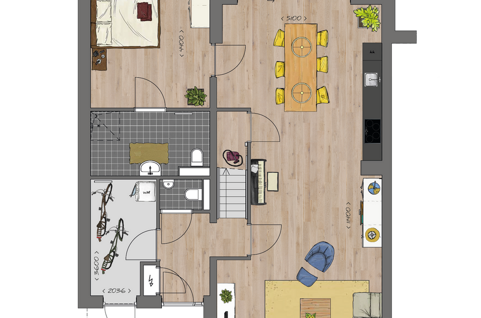 Twee-onder-een-kap woning 