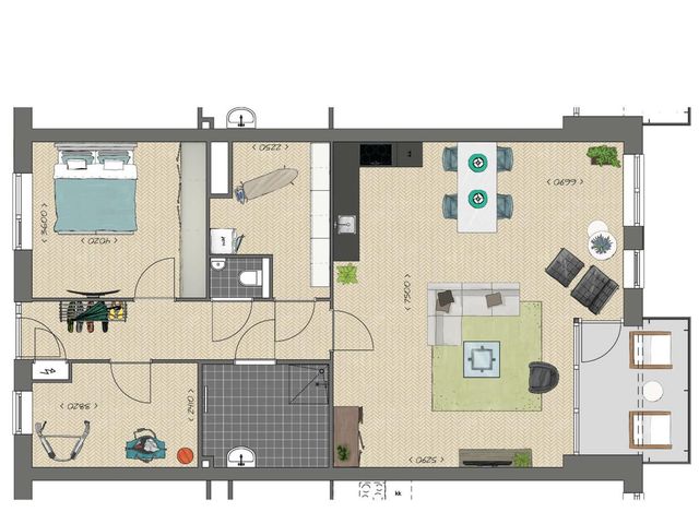 Appartement , Fijnaart