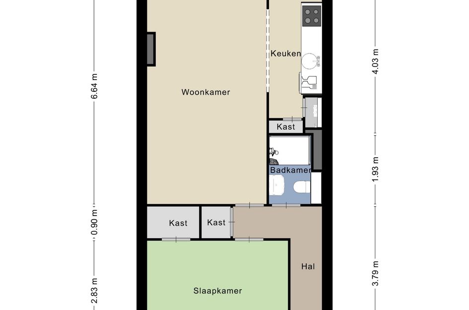 Koningsplein Flat 106C