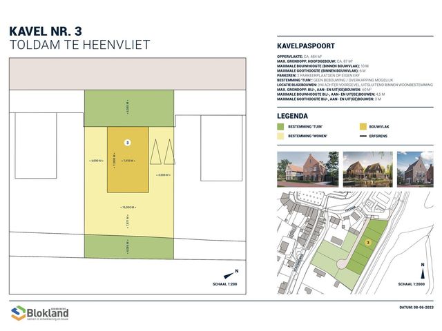 Kavel 3 Toldam in Heenvliet , Heenvliet