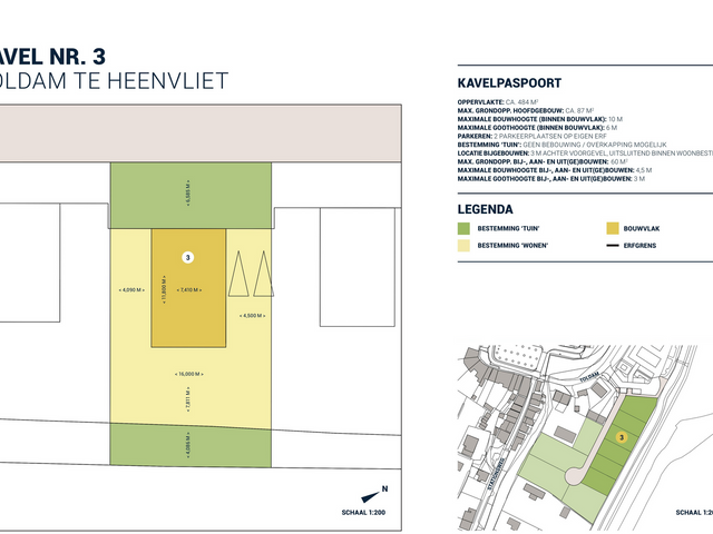 Kavel 3 Toldam in Heenvliet , Heenvliet