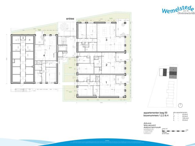 Appartement Begane grond , Wemeldinge