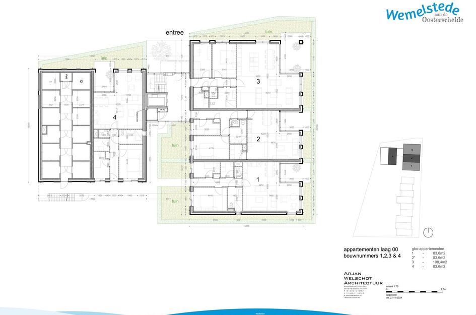 Appartement Begane grond 