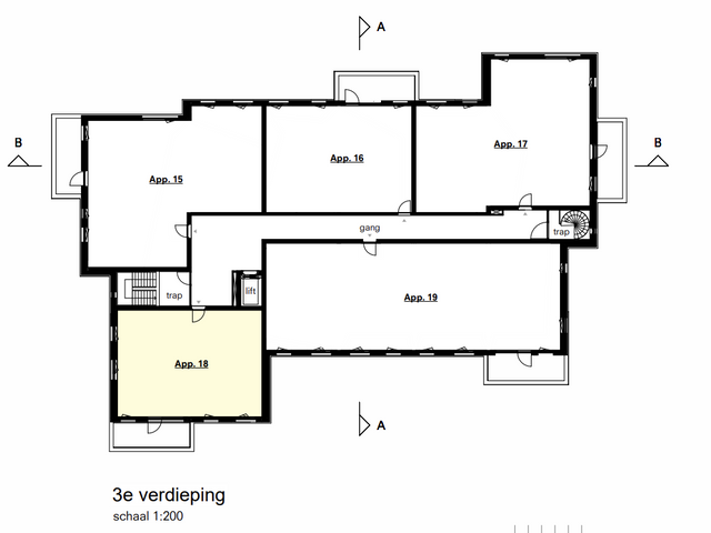 (Hoek) Appartement , Hoeven