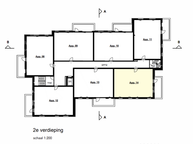 (Hoek) Appartement , Hoeven