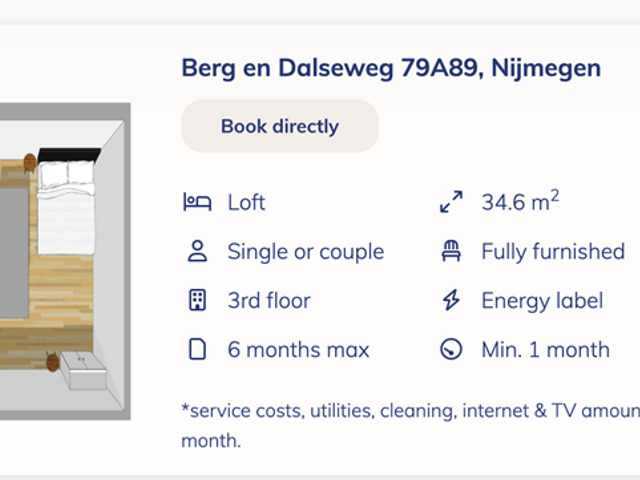 Berg En Dalseweg 79A7, Nijmegen