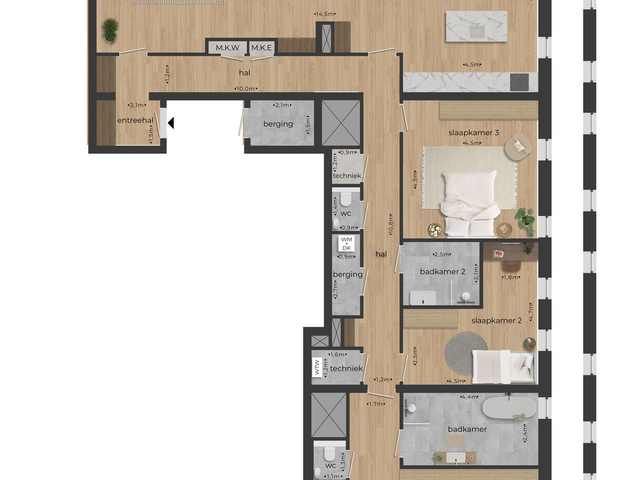 Penthouse type 2 , Terneuzen