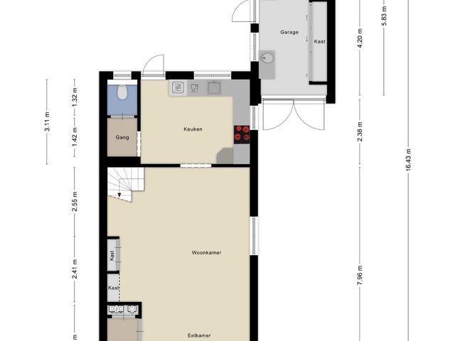 Choorstraat 38, Monster