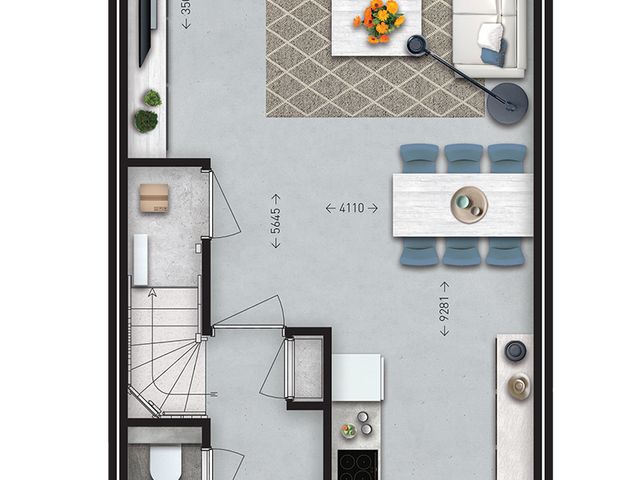 Tussenwoningen - type B , Dodewaard