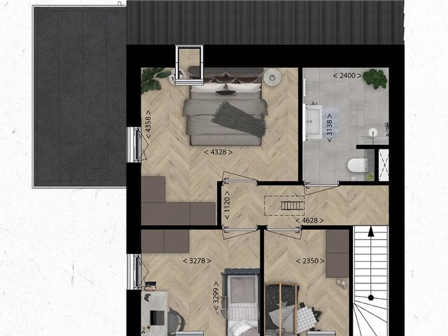 Alexiahof - Twee-onder-één-kapwoning , Bosschenhoofd