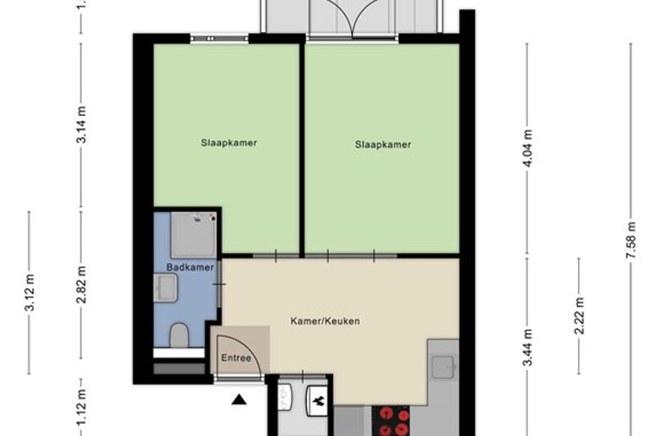 1e Middellandstraat 72B