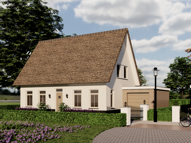 Rietgedekte Villa , Schore