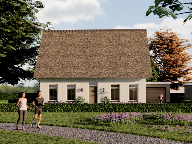 Rietgedekte Villa , Schore