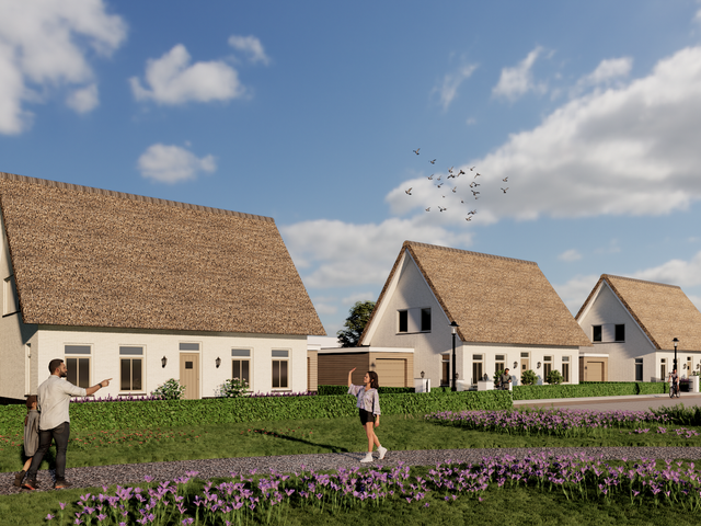 Rietgedekte Villa , Schore