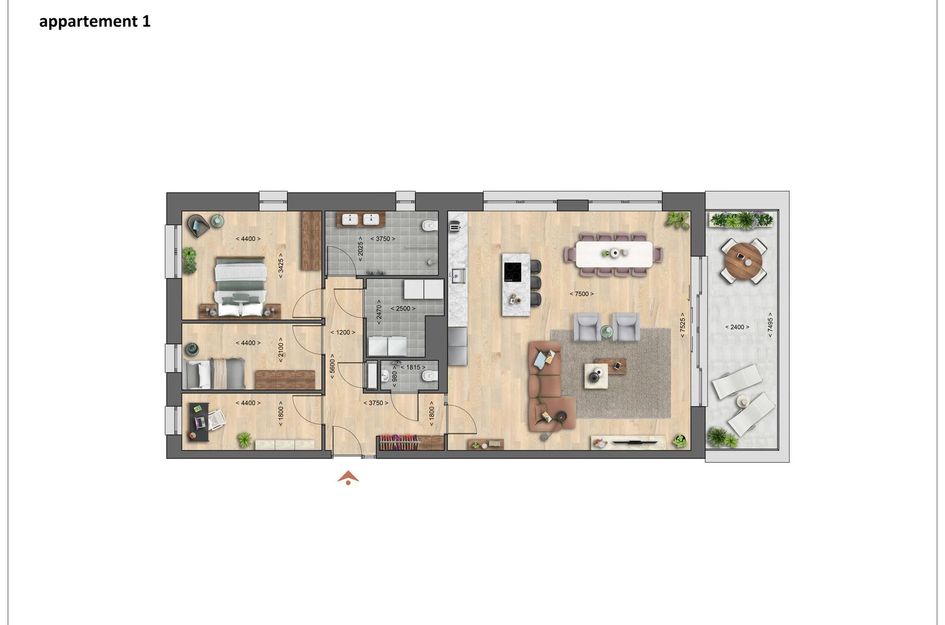 Appartement type A 