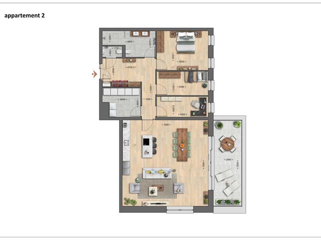Appartement type B , Zierikzee