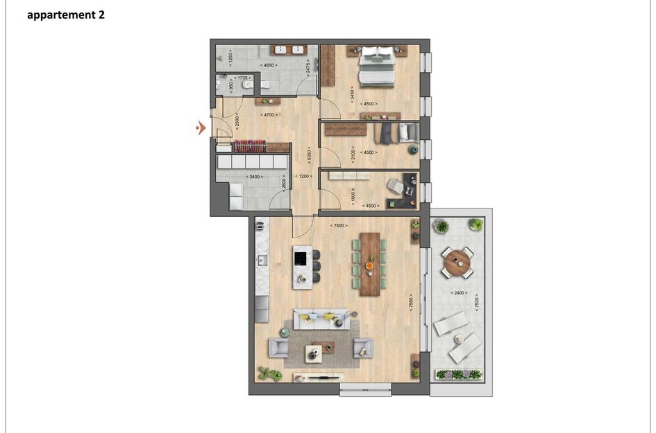 Appartement type B 