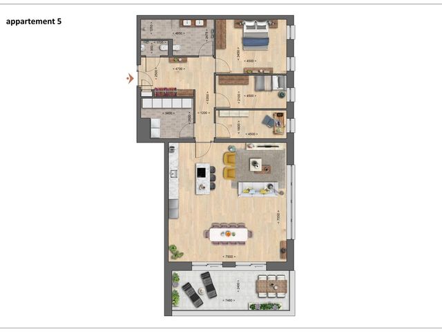 Appartement type B , Zierikzee