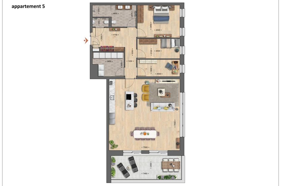 Appartement type B 