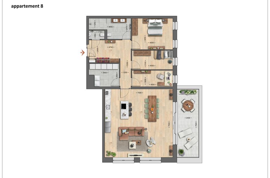 Appartement type B 