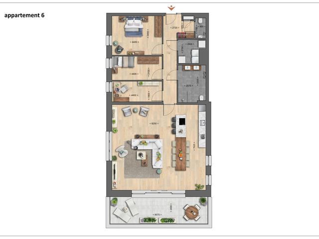 Appartement type C , Zierikzee
