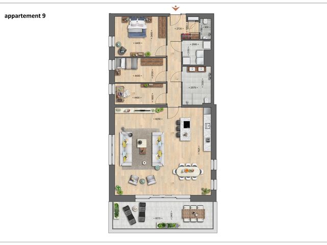 Appartement type C , Zierikzee