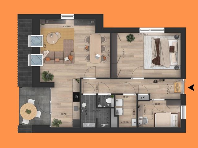 Appartement , Schoonebeek